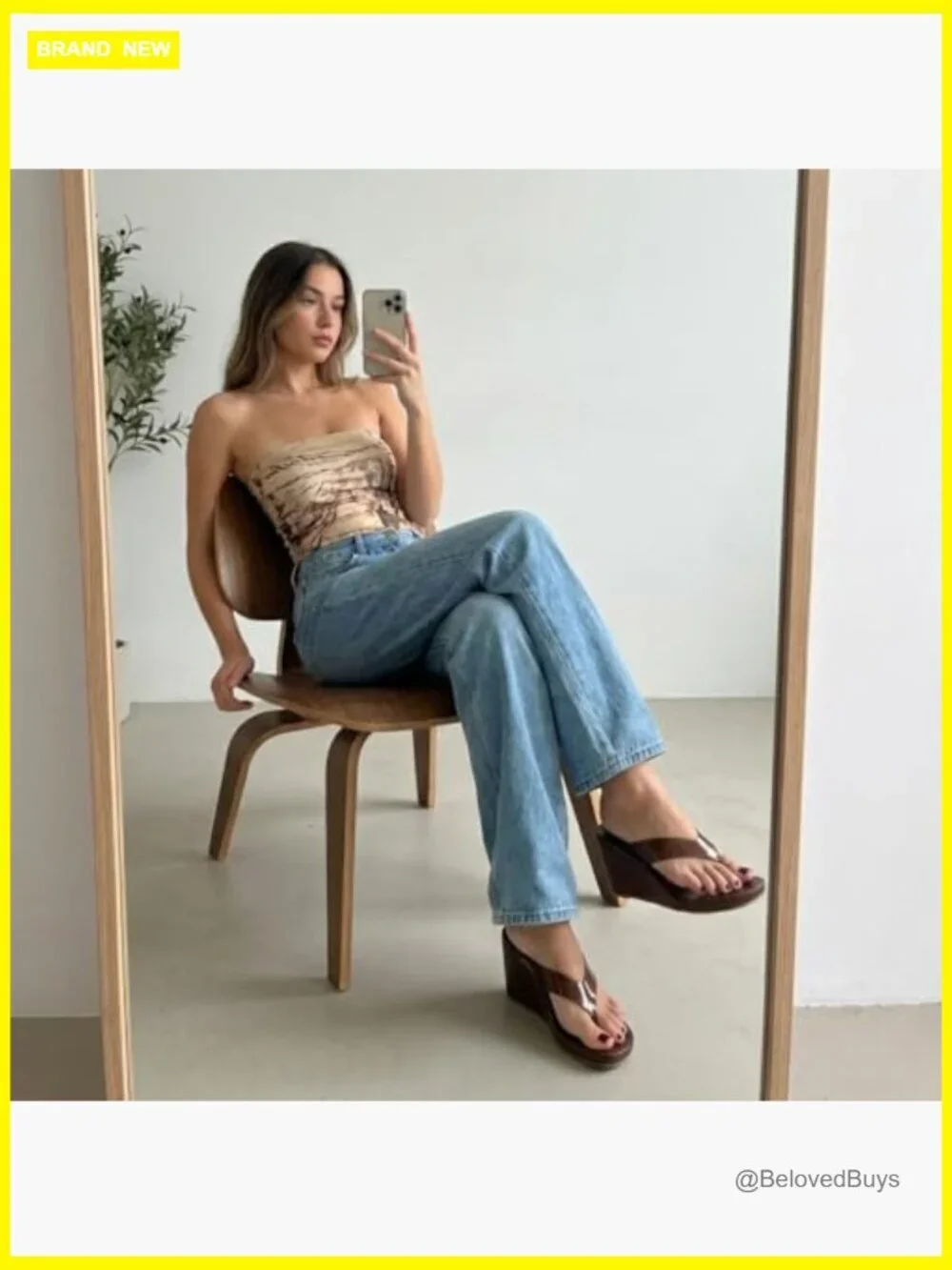 Platform Wedge Sandals with Contoured Comfort Footbed
